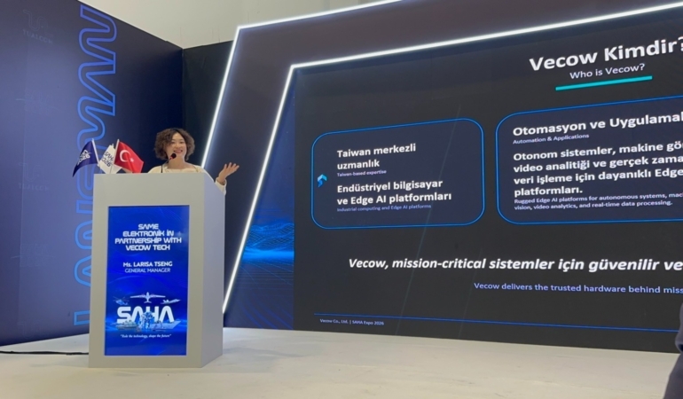 Vecow, SAHA Expo’da Savunma ve Otonom Sistemler İçin Yeni Nesil Edge AI Çözümlerini Tanıttı